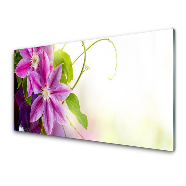 Quadro su vetro Fiori Natura Natura