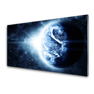 Quadro in vetro Terra Cosmo Pianeta