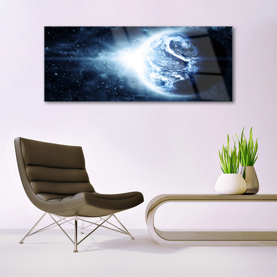 Quadro in vetro Terra Cosmo Pianeta