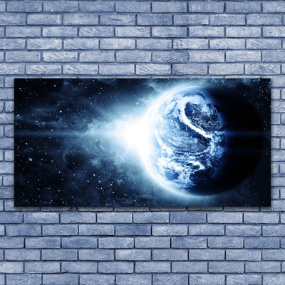 Quadro in vetro Terra Cosmo Pianeta