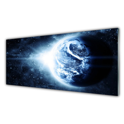 Quadro in vetro Terra Cosmo Pianeta