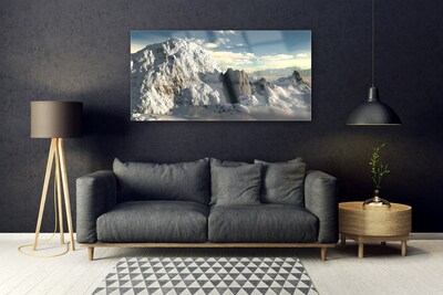 Quadro su vetro Paesaggio montano