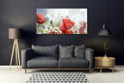 Quadro in vetro Fiori Petali Pianta