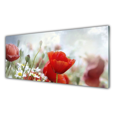 Quadro in vetro Fiori Petali Pianta