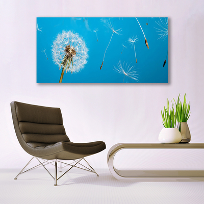 Quadro di vetro Soffiatori Fiori di natura