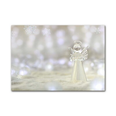 Quadro su vetro Ornamento di angelo di vetro fresco