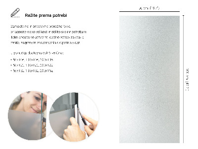 Pellicola privacy traslucida