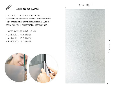 Pellicola privacy traslucida