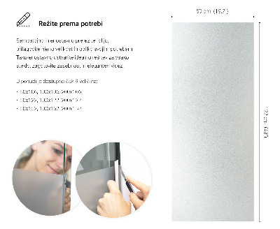 Pellicola privacy traslucida