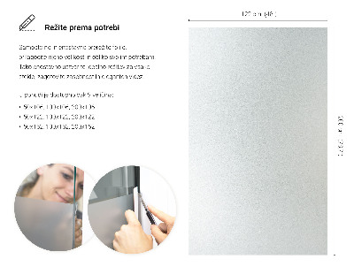 Pellicola privacy traslucida