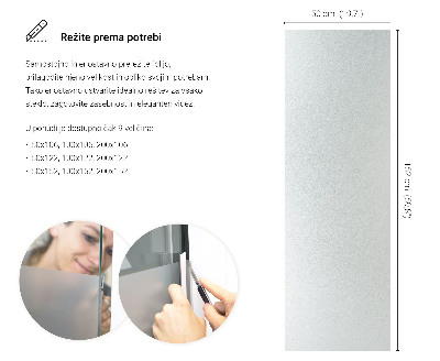 Pellicola privacy traslucida