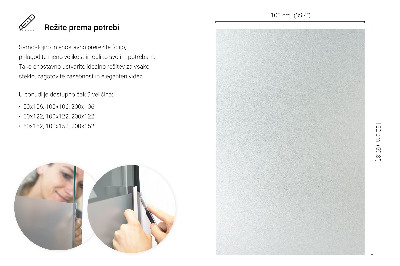 Pellicola privacy traslucida