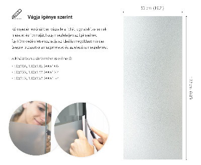 Pellicola privacy traslucida