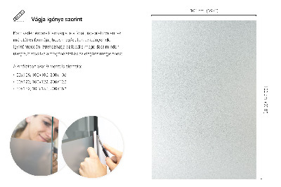 Pellicola privacy traslucida