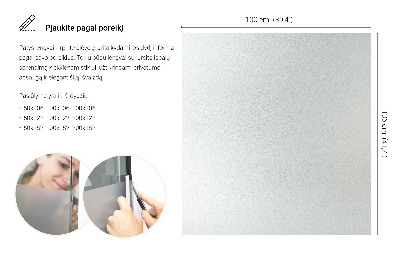 Pellicola privacy traslucida