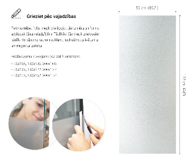 Pellicola privacy traslucida