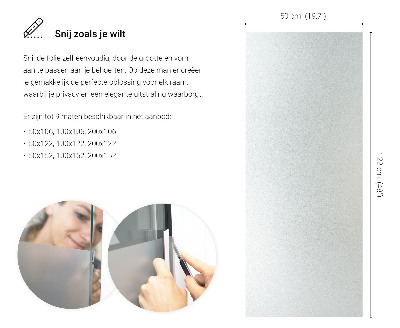 Pellicola privacy traslucida