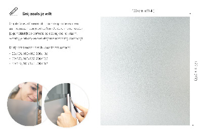 Pellicola privacy traslucida