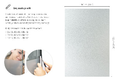 Pellicola privacy traslucida