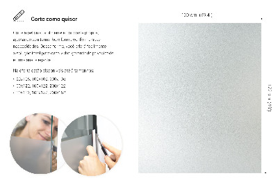 Pellicola privacy traslucida