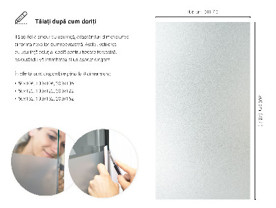 Pellicola privacy traslucida