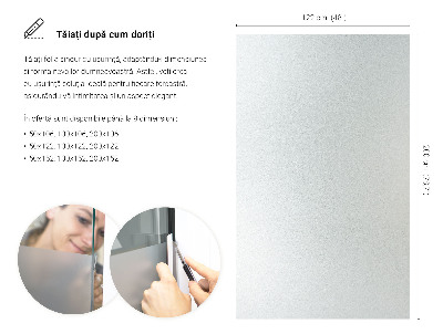 Pellicola privacy traslucida