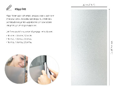 Pellicola privacy traslucida