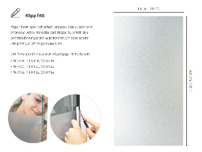 Pellicola privacy traslucida