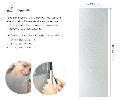 Pellicola privacy traslucida