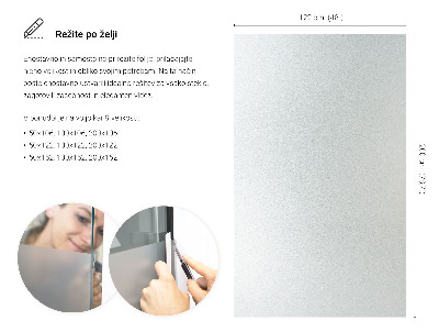 Pellicola privacy traslucida