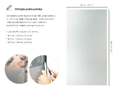 Pellicola privacy traslucida