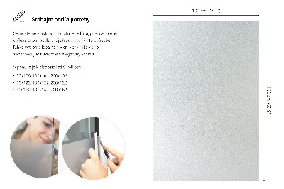 Pellicola privacy traslucida