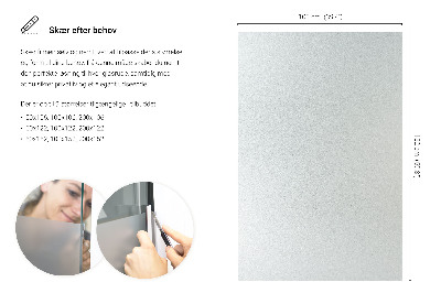 Pellicola privacy traslucida