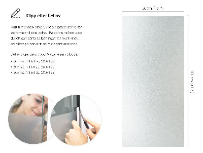 Pellicola privacy traslucida