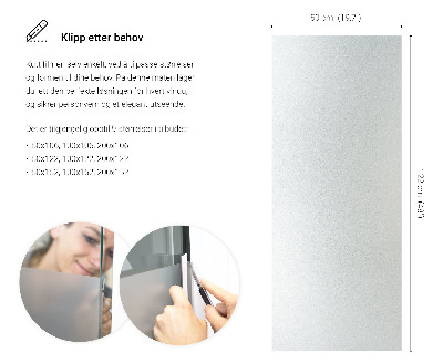 Pellicola privacy traslucida