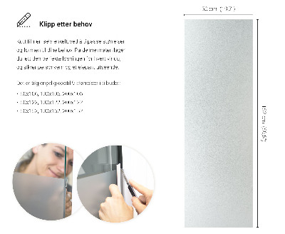 Pellicola privacy traslucida