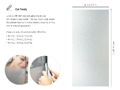 Pellicola privacy traslucida