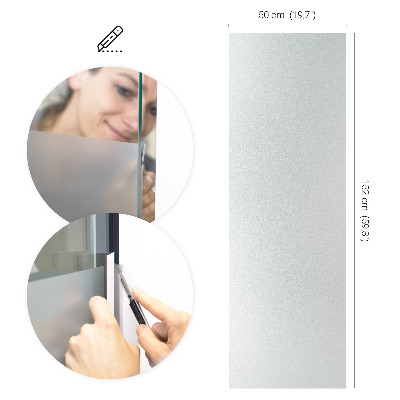 Pellicola privacy traslucida