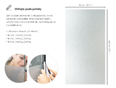 Pellicola privacy traslucida