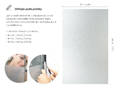 Pellicola privacy traslucida