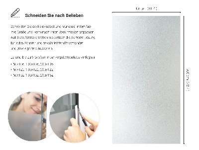 Pellicola privacy traslucida