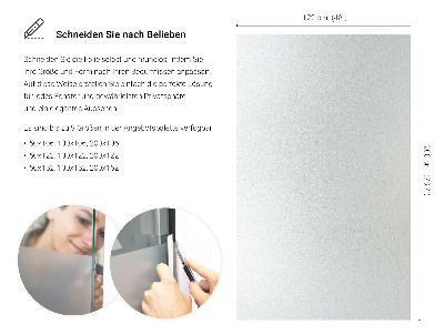 Pellicola privacy traslucida