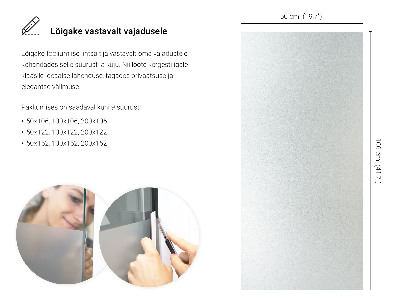 Pellicola privacy traslucida