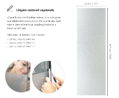 Pellicola privacy traslucida