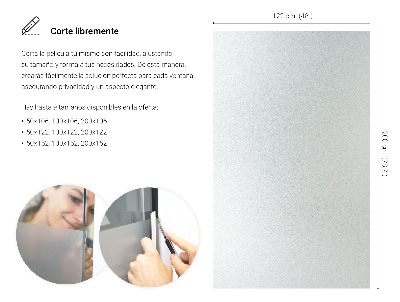 Pellicola privacy traslucida