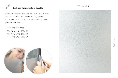 Pellicola privacy traslucida