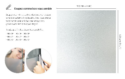 Pellicola privacy traslucida