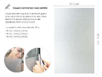 Pellicola privacy traslucida