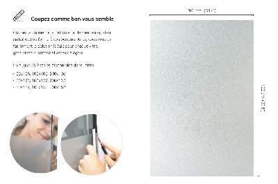 Pellicola privacy traslucida