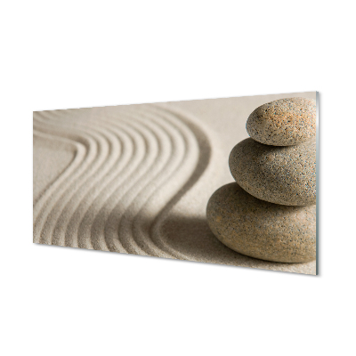 Pannello paraschizzi cucina Struttura in pietra sabbia